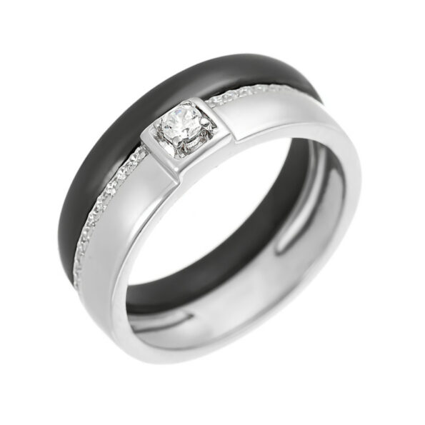 Кольцо TC-R00689-B-W-W-X-W (Белый)